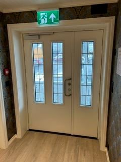 exit door.