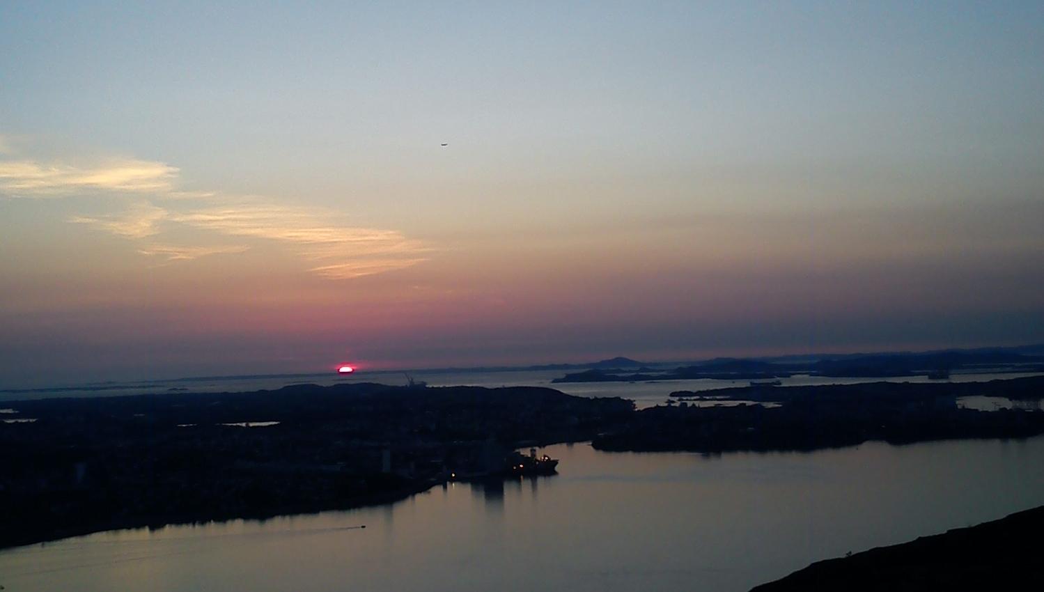 One of Sandnes' best sunset views