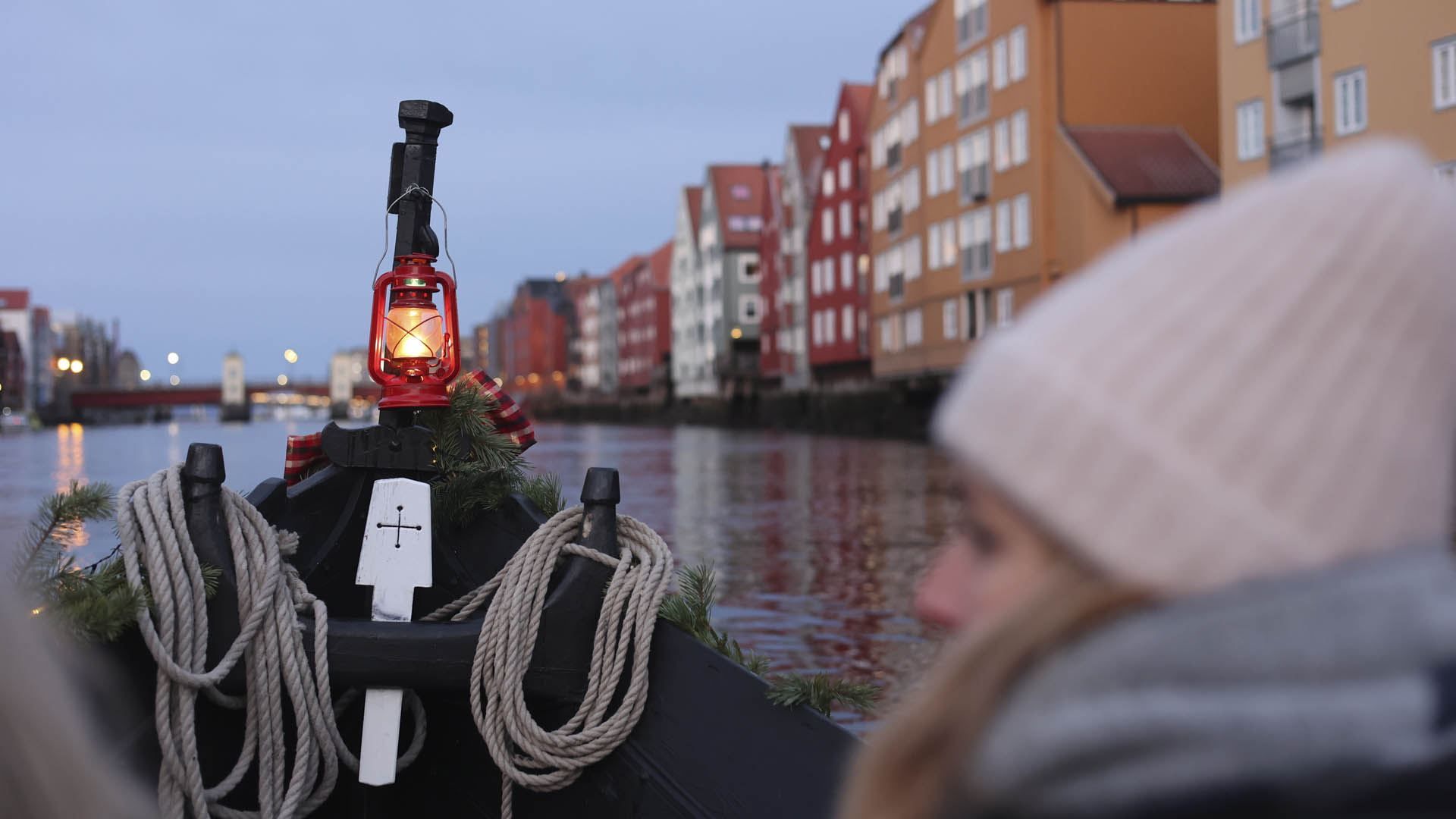 Trondheim by boat