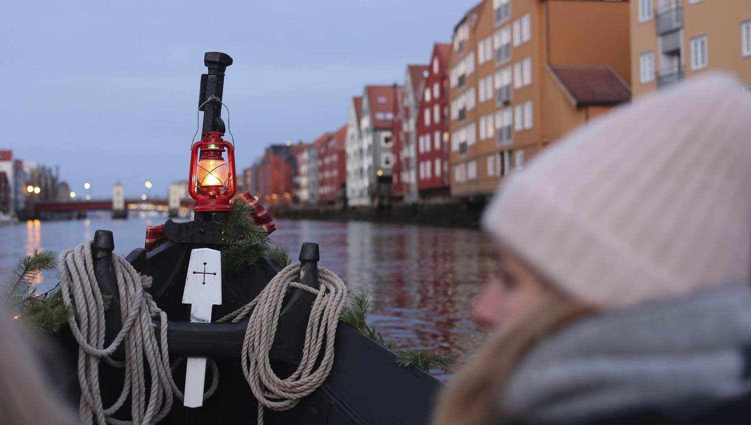 Trondheim by boat