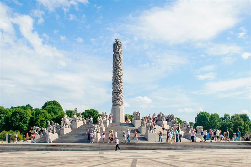 The Monolith in the Vigeland Sculpture Park.