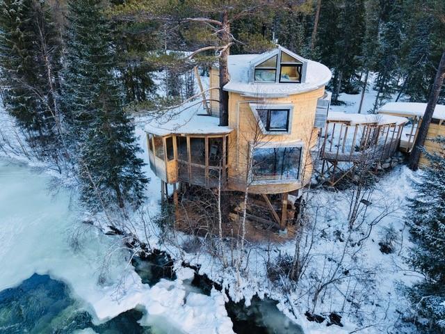 tree top cabin at Å Camp