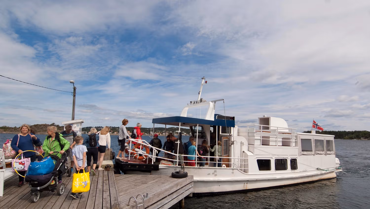 Fergekaia på Merdø