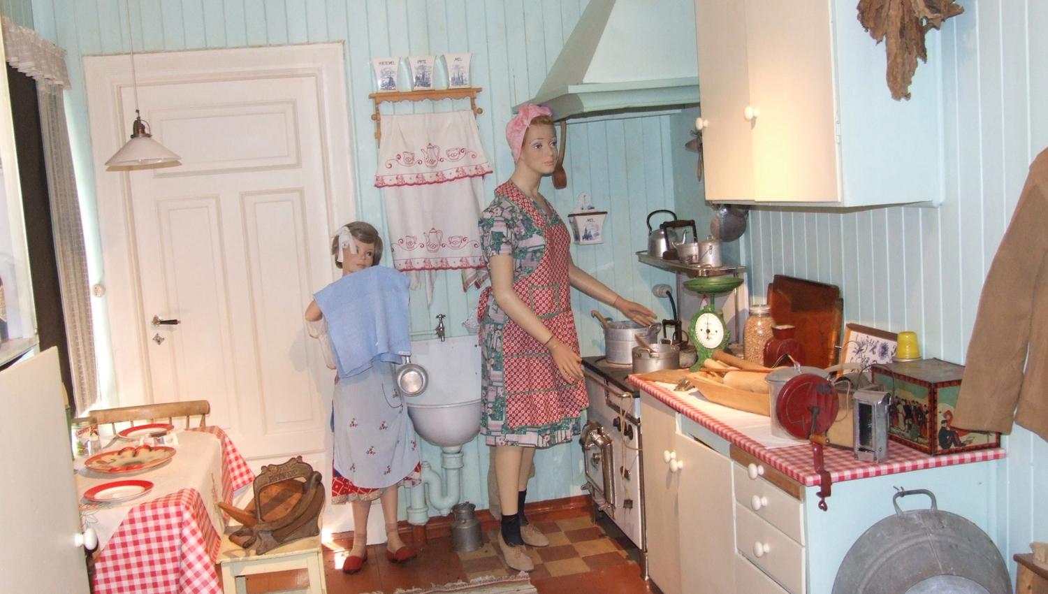 gammel kjøkken på Brevik bymuseum