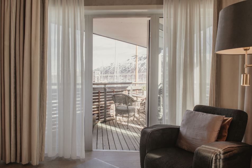 A room with sea views