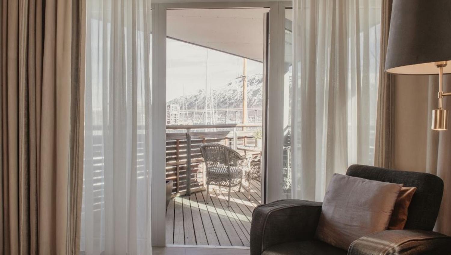 A room with sea views