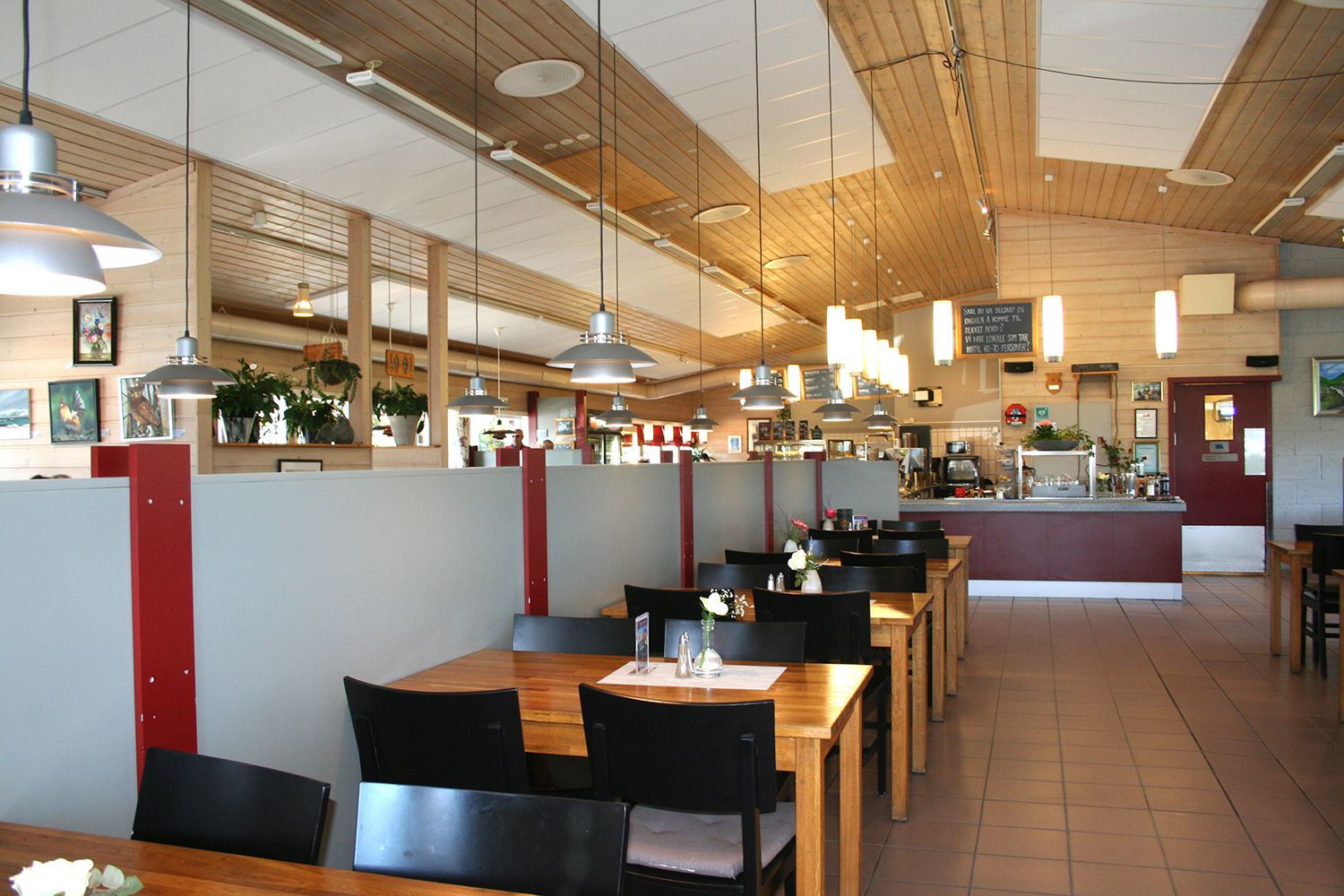 restauranten på Aarnes Kafeteria