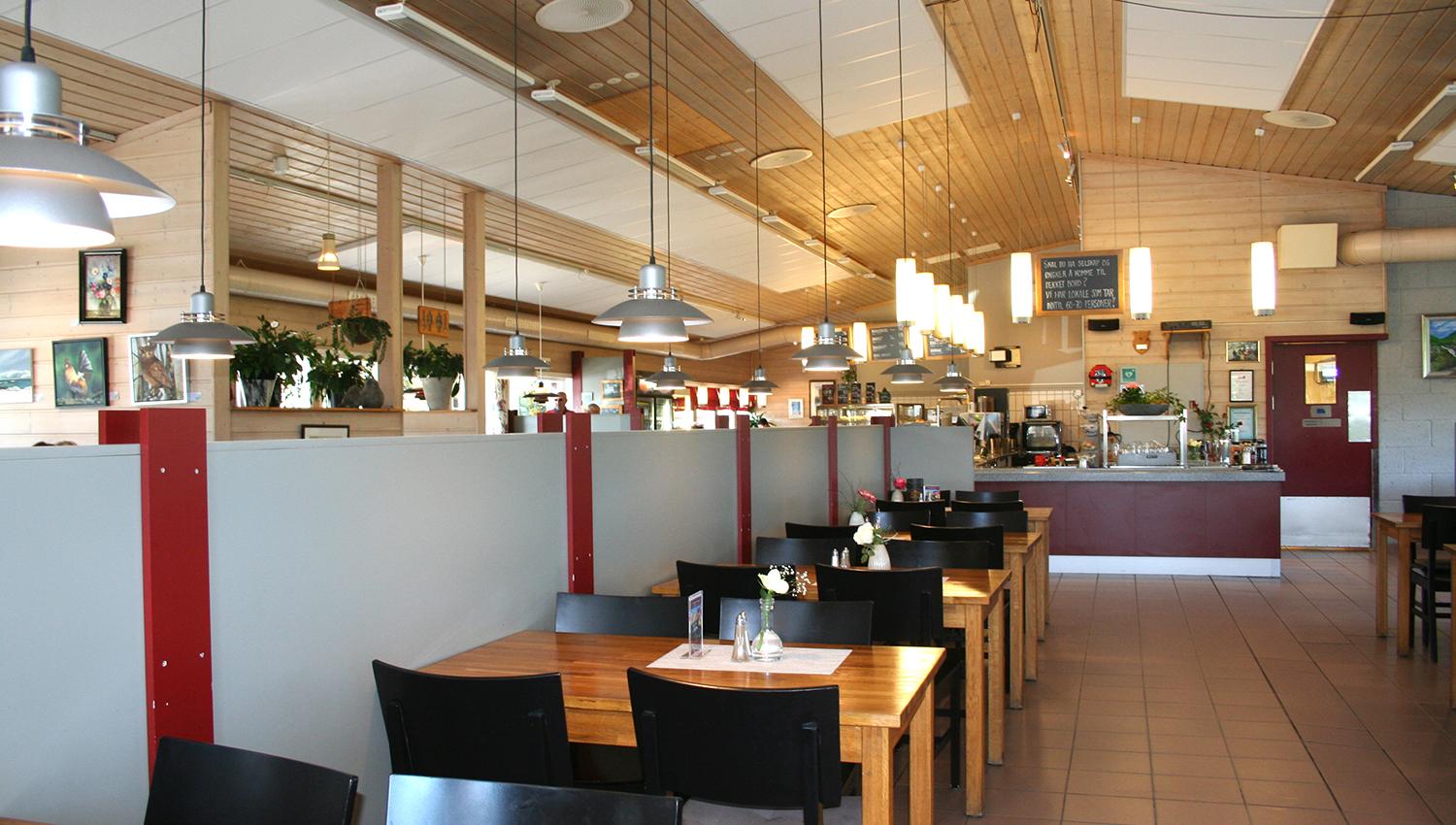 restauranten på Aarnes Kafeteria