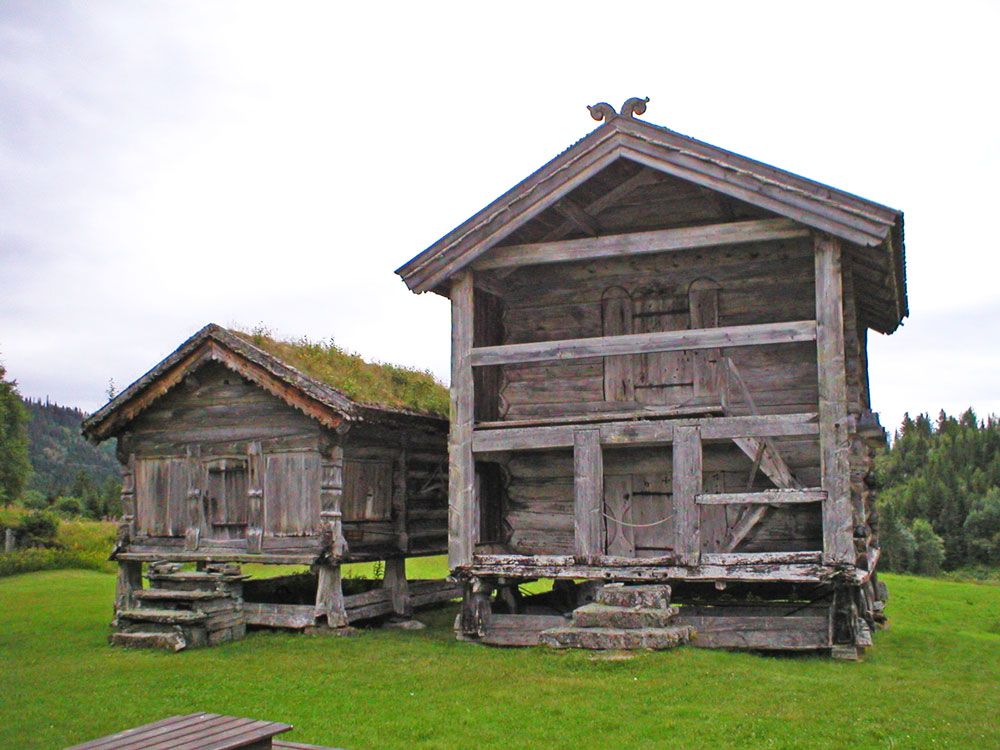 stabbur på Vest-Telemark Museum