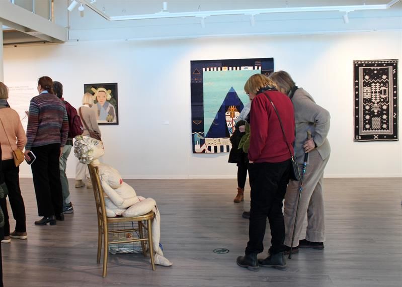 Utstillingen Vevnad/Livnad på Kunstmuseet NordTrøndelag