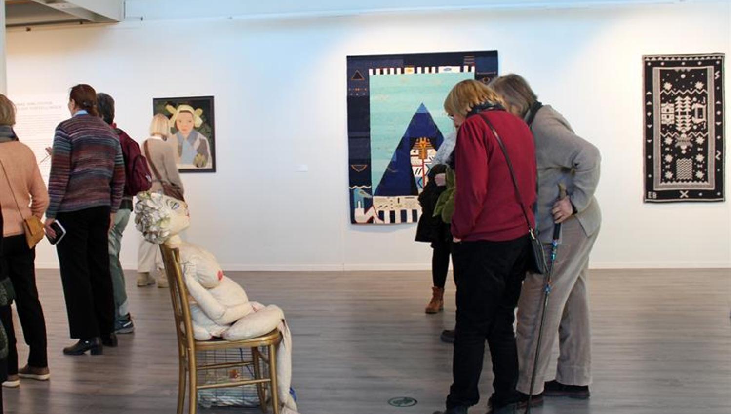 Utstillingen Vevnad/Livnad på Kunstmuseet NordTrøndelag