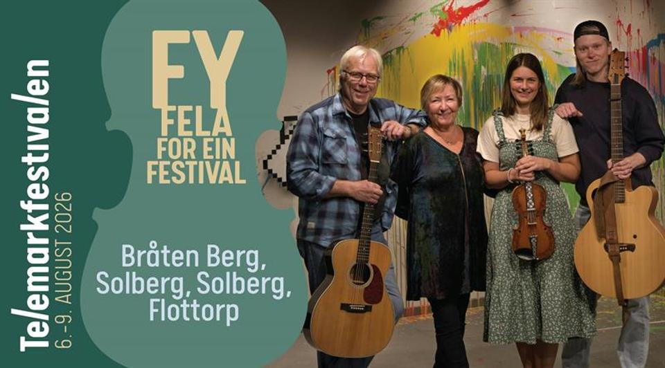 plakat til "Telemarkfestivalen 2026"