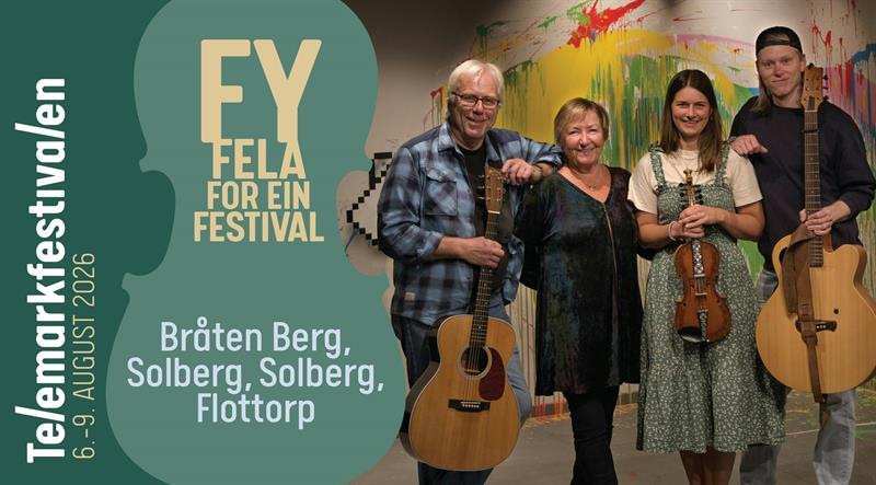 plakat til "Telemarkfestivalen 2026"
