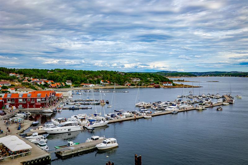Oversikt gjestehavn Skjærhalden