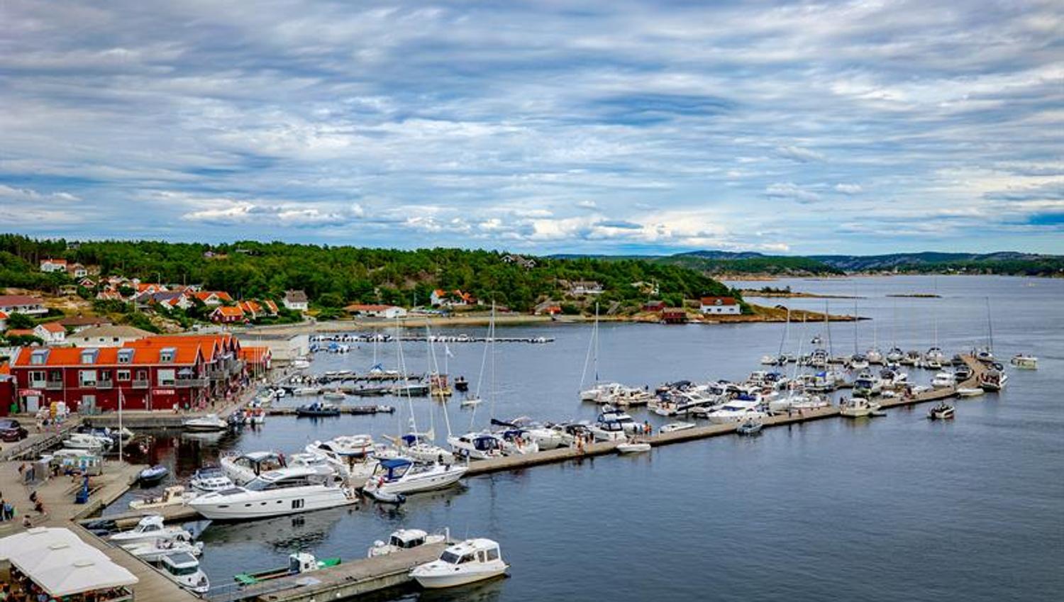 Oversikt gjestehavn Skjærhalden