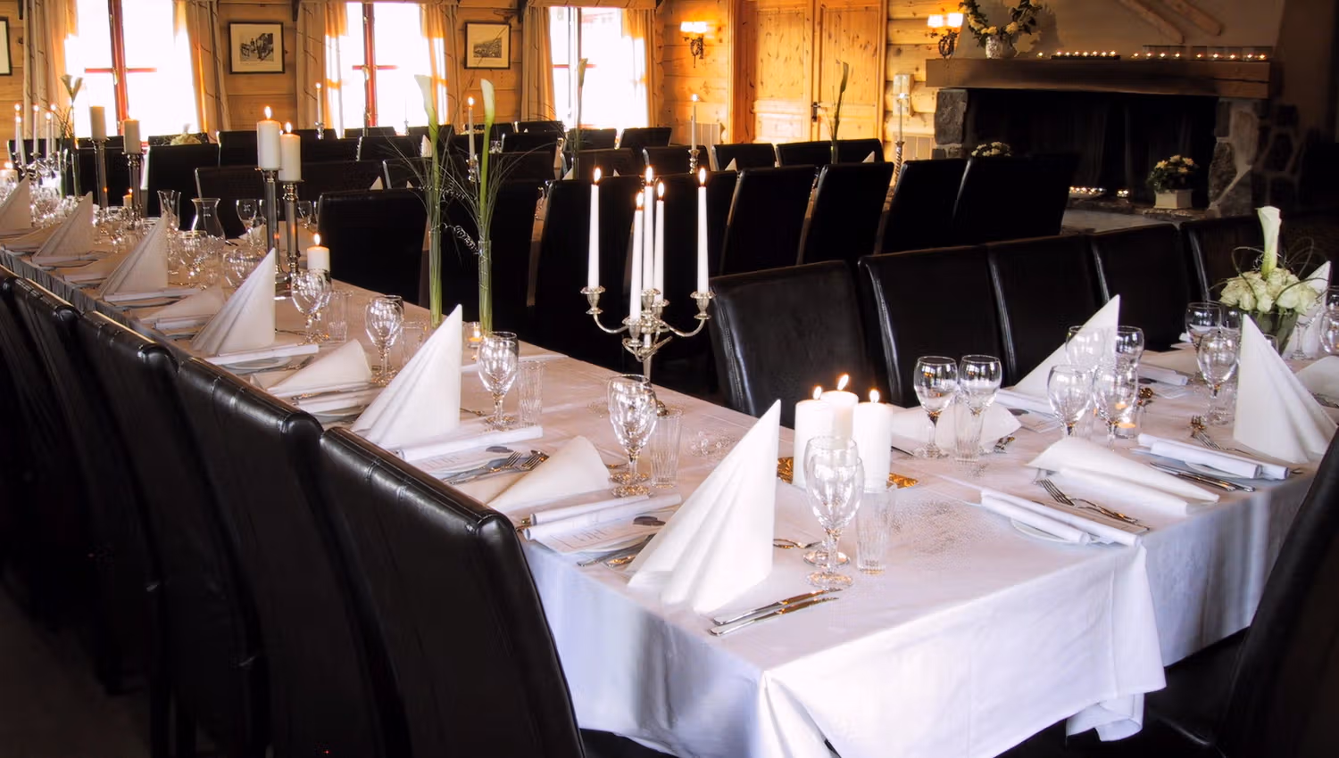Storsalen på Bykle Hotell