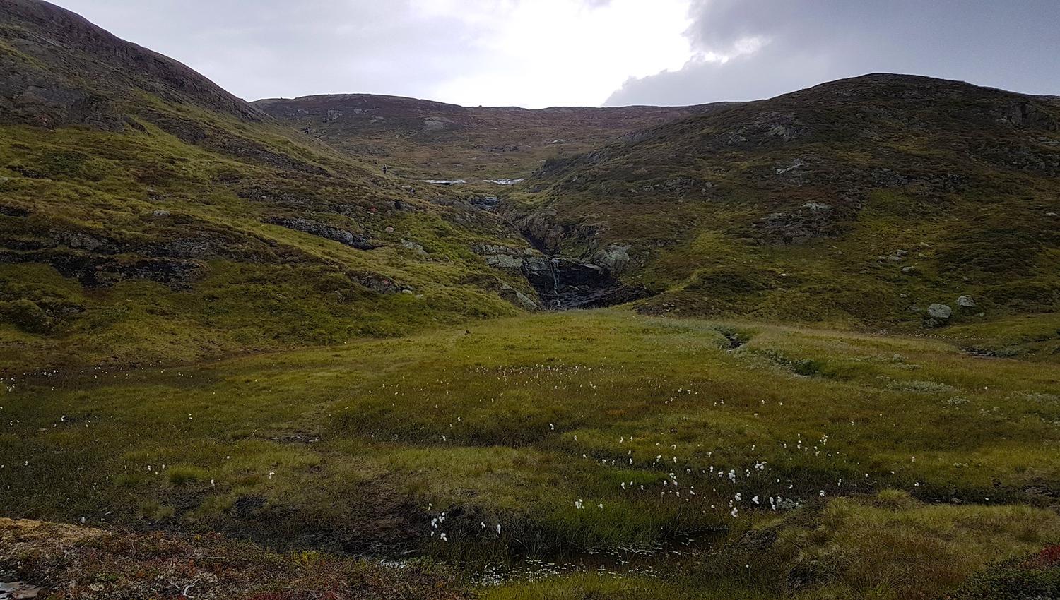 Hiking in the Andorfjellet Mountains