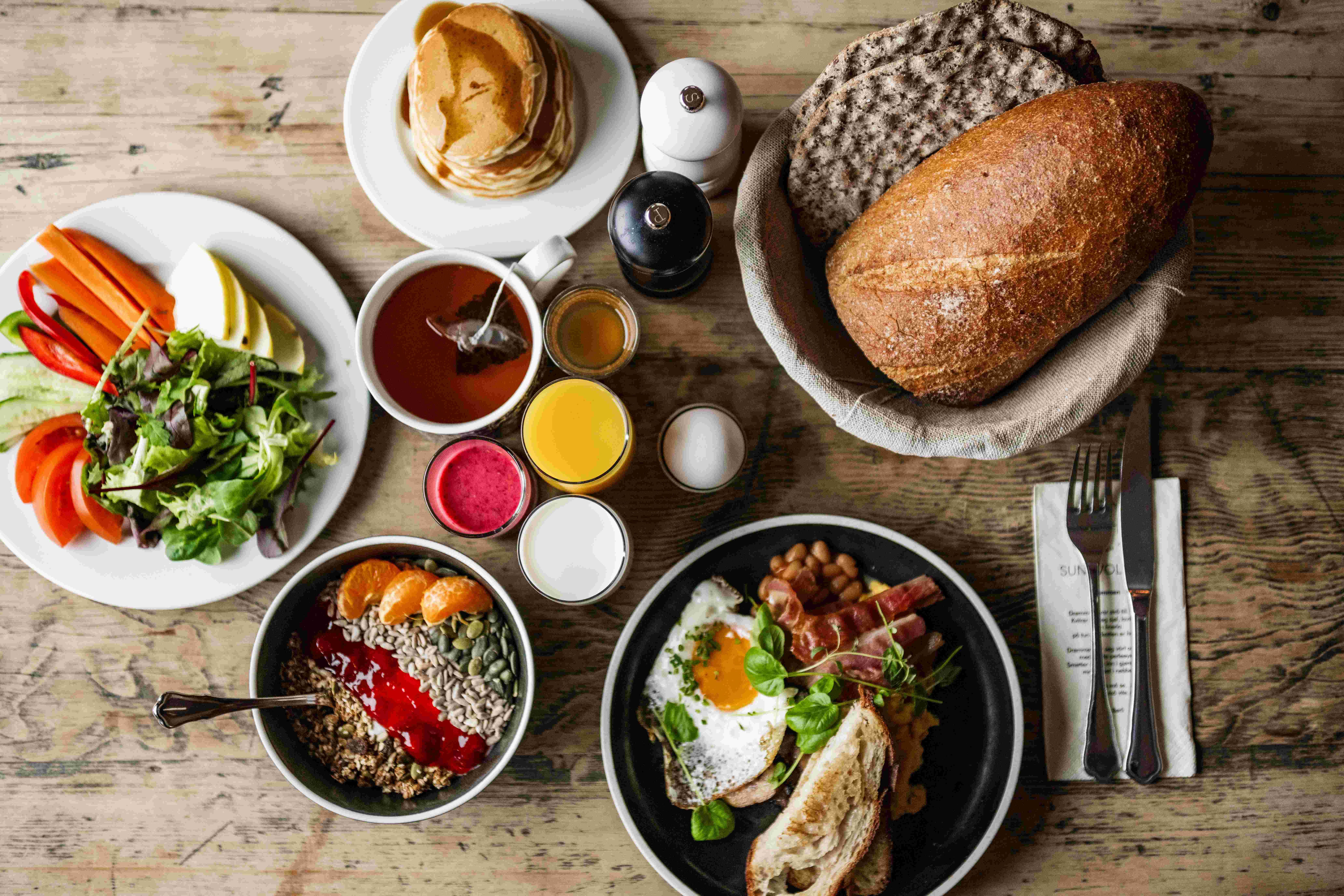Frisk og sommerlig frokost på Resturant Anno 1648