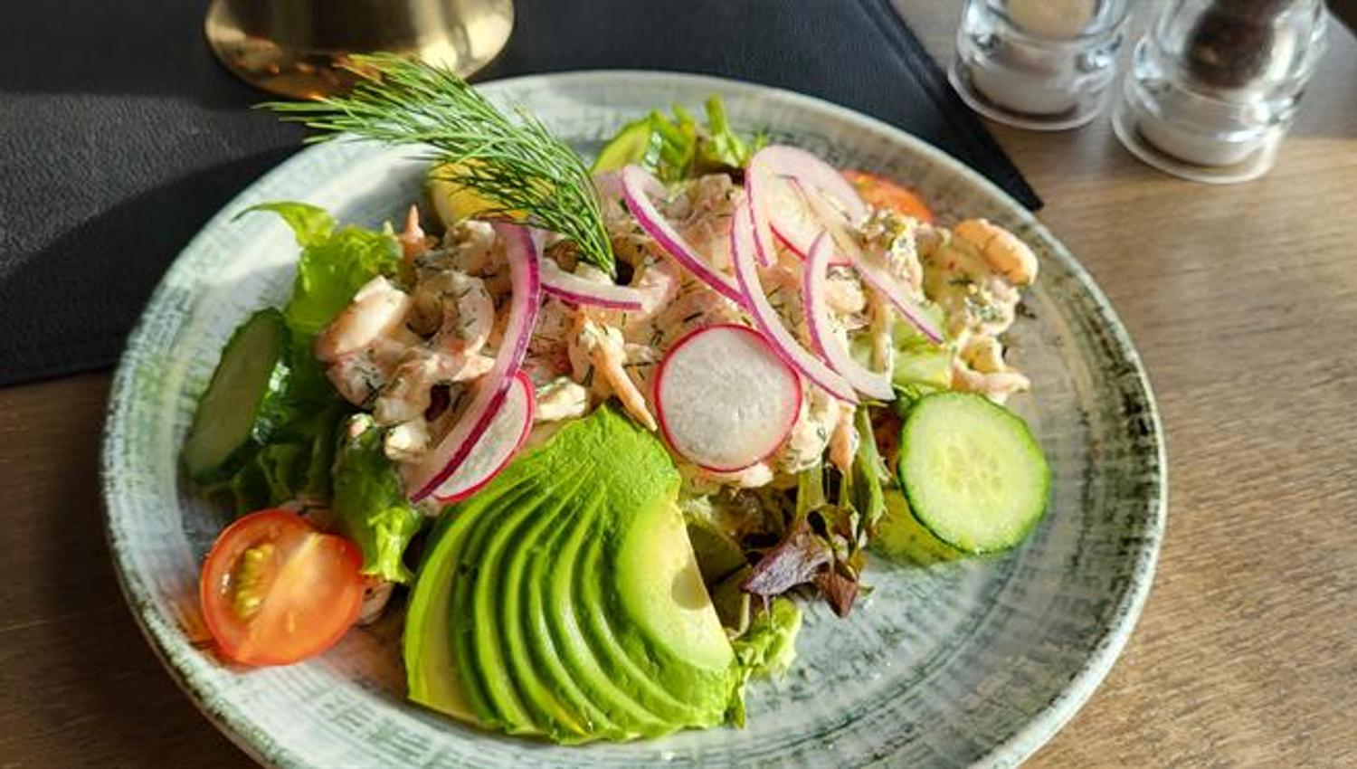 mat som serveres hos Restaurant Sjøloftet