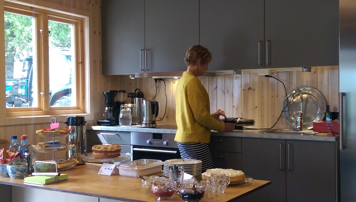 café på Stein skole - kjøkken