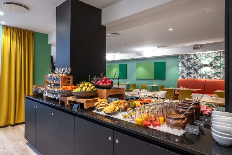 Frokostbuffet.