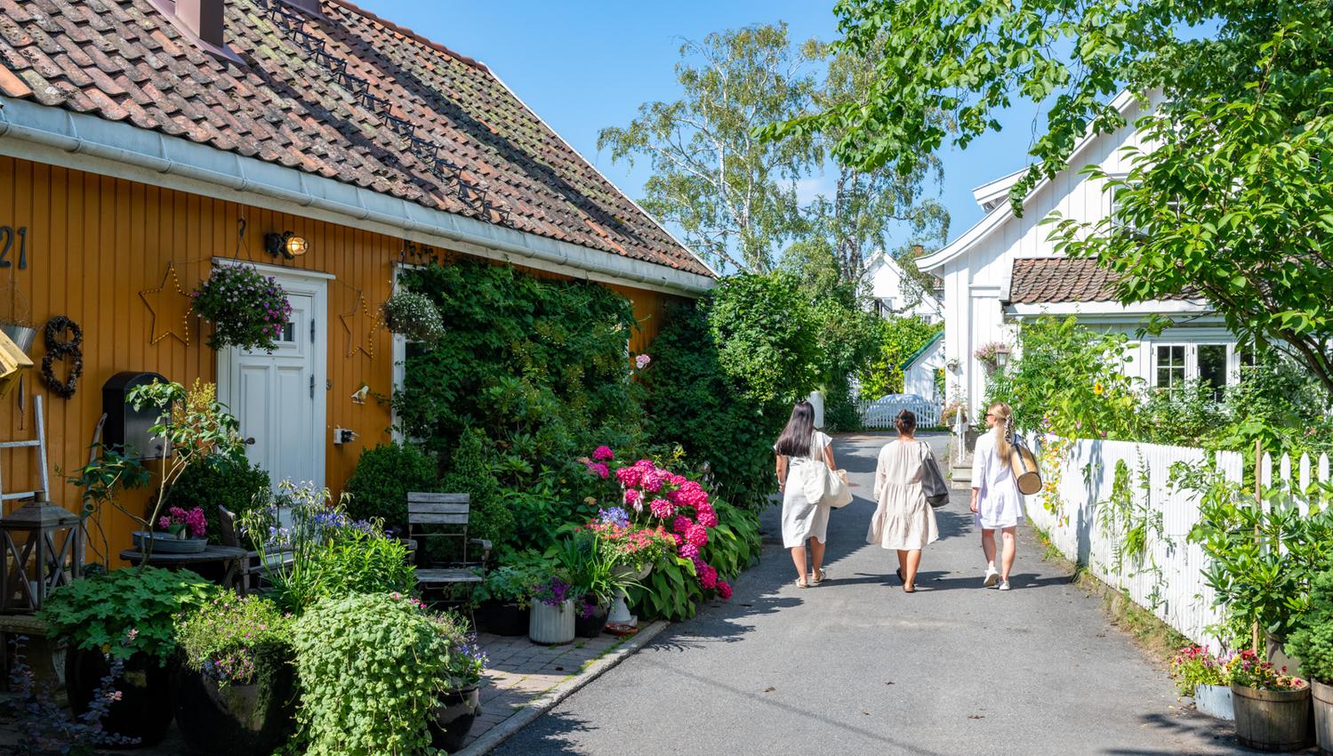 Badehusgata i Drøbak