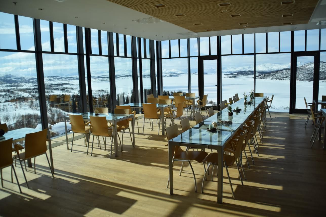 Panorama Kafe på Hardangervidda Nasjonalparksenter
