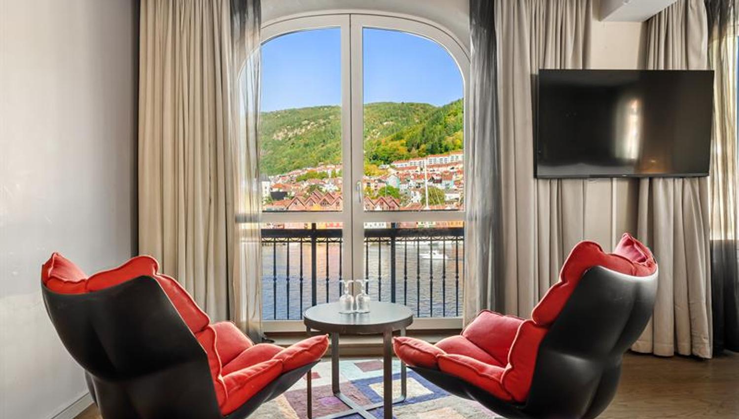 Deluxe double room with a view