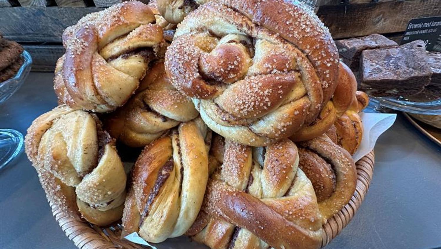 Detail of baked goods