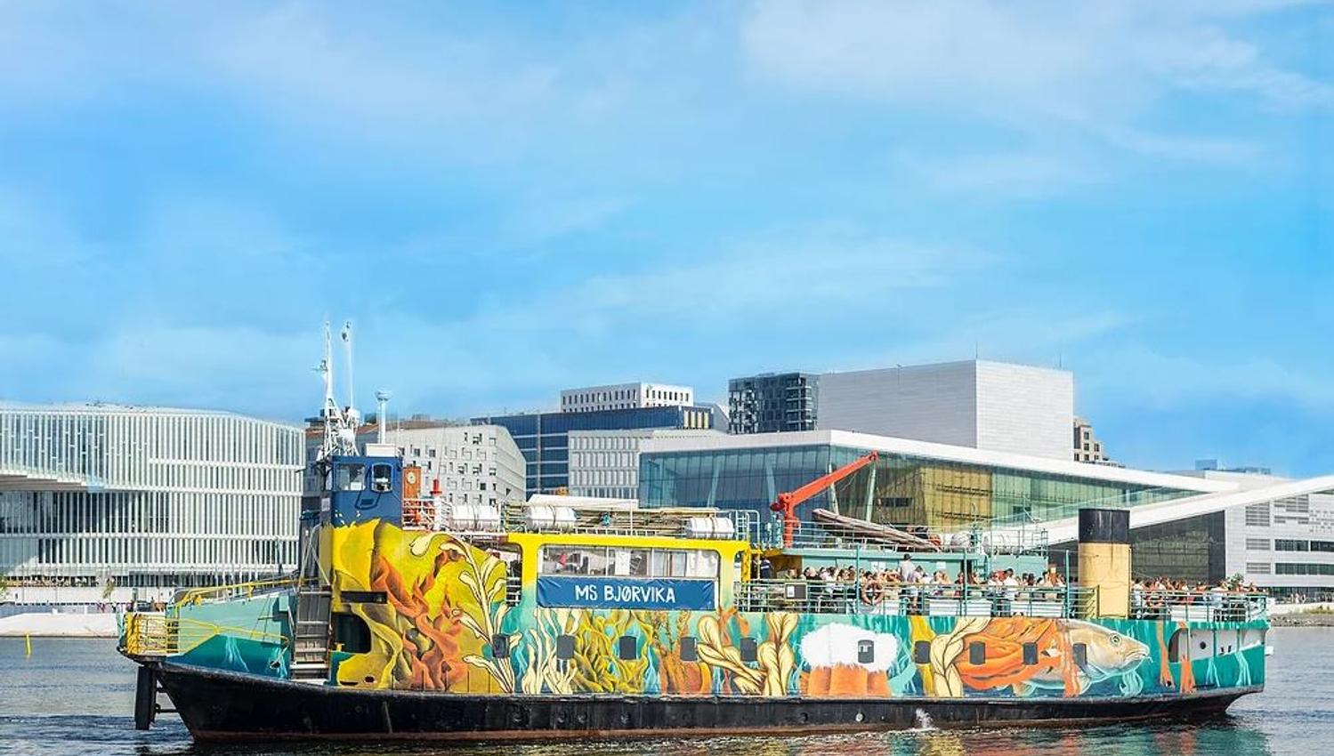 MS Bjørvika på Oslofjorden
