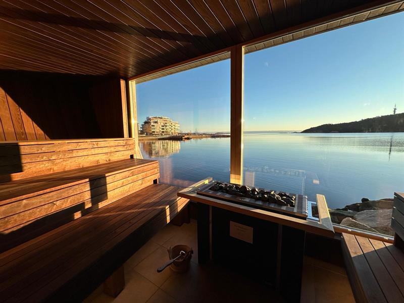 Smeigedag Sauna utsikt mot Skagerrak
