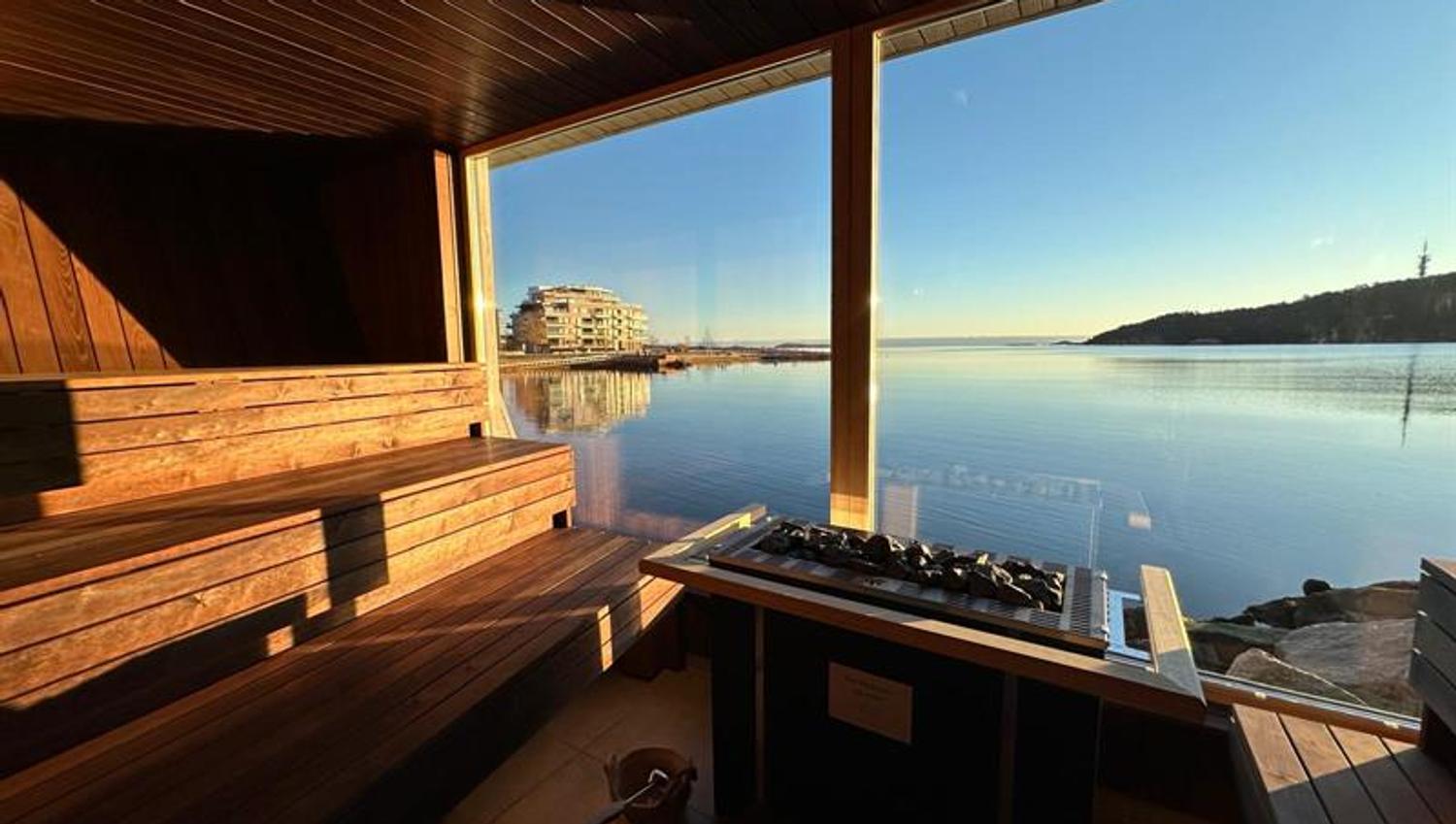 Smeigedag Sauna utsikt mot Skagerrak