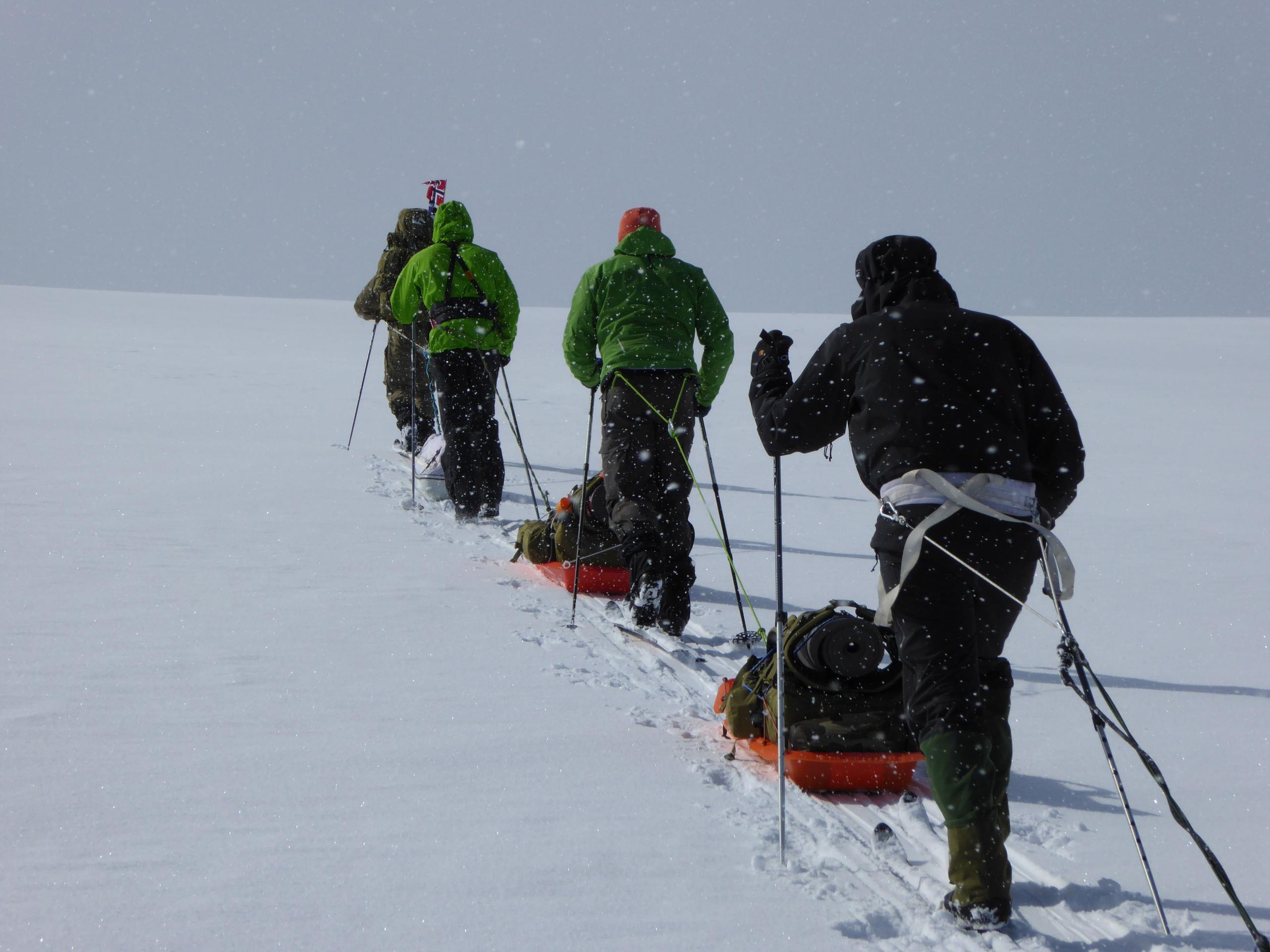 Along Jostedalsbreen glacier