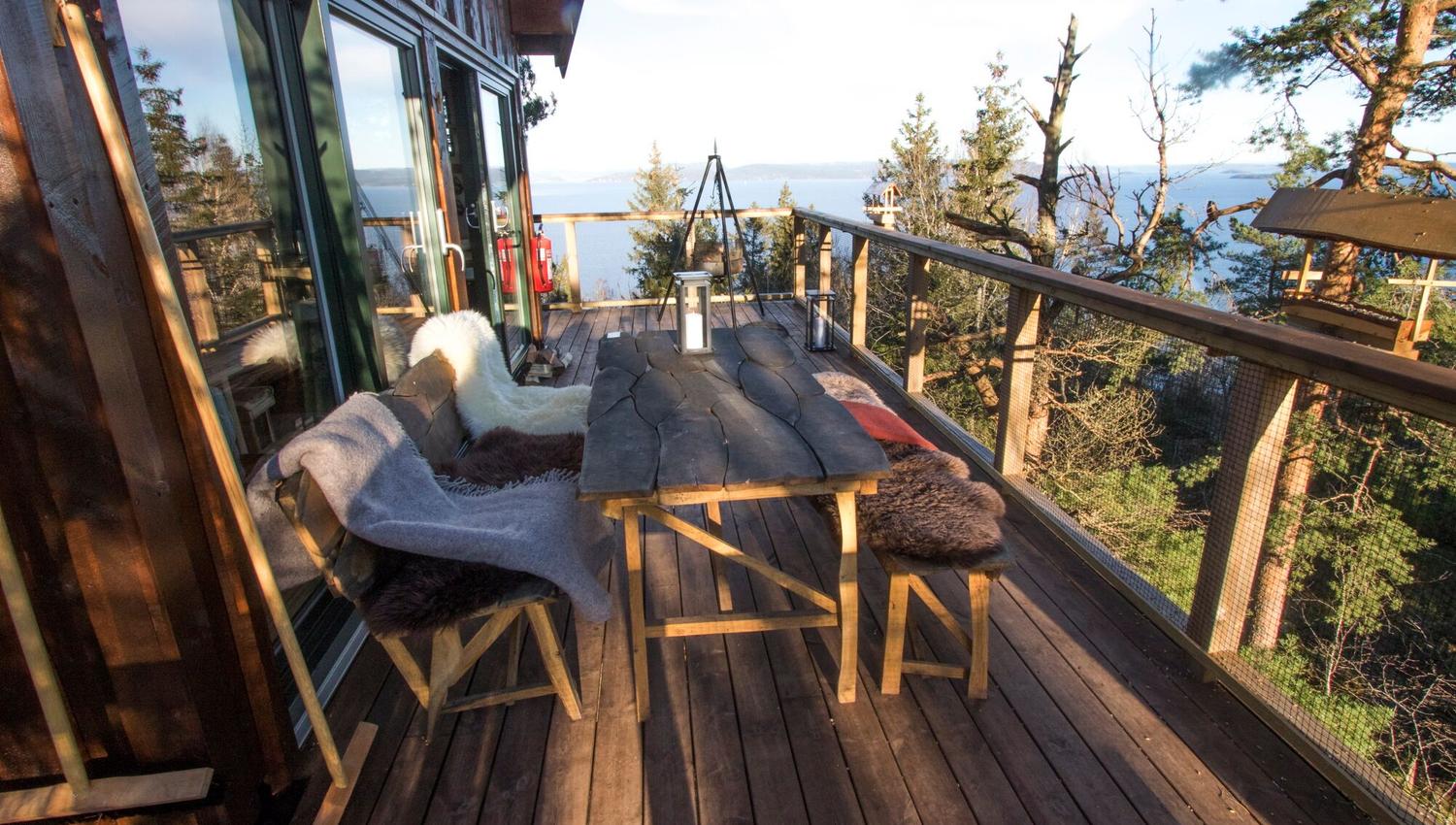 The outdoor space