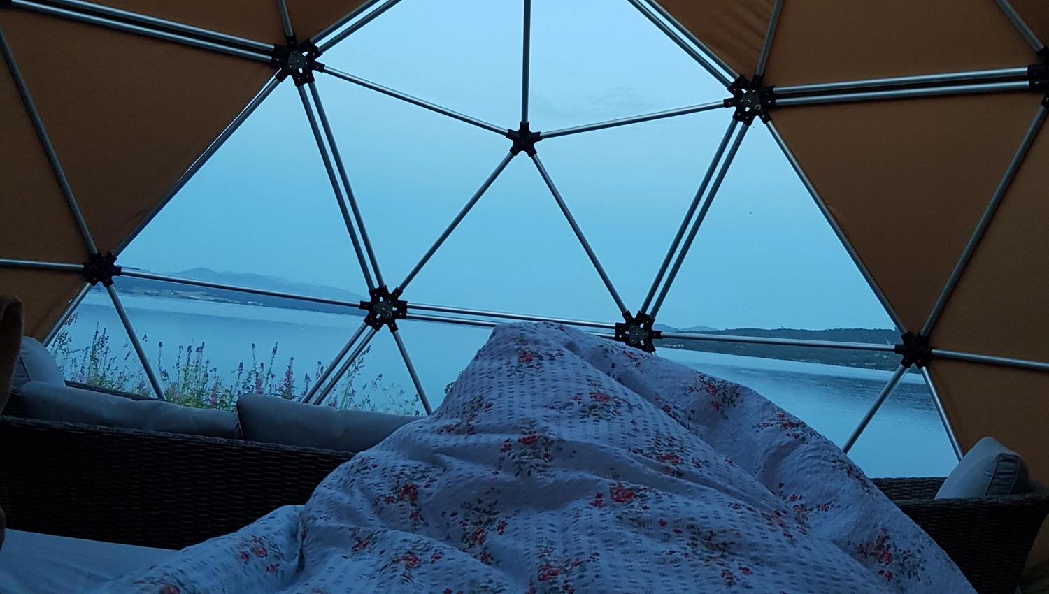 Utsikt fra senga