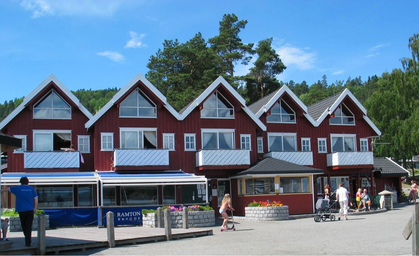 Red houses