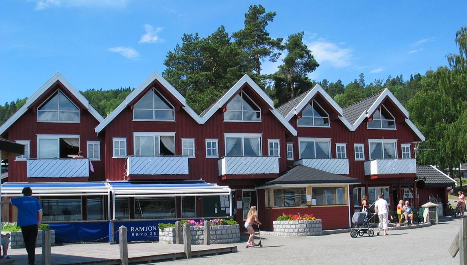Red houses