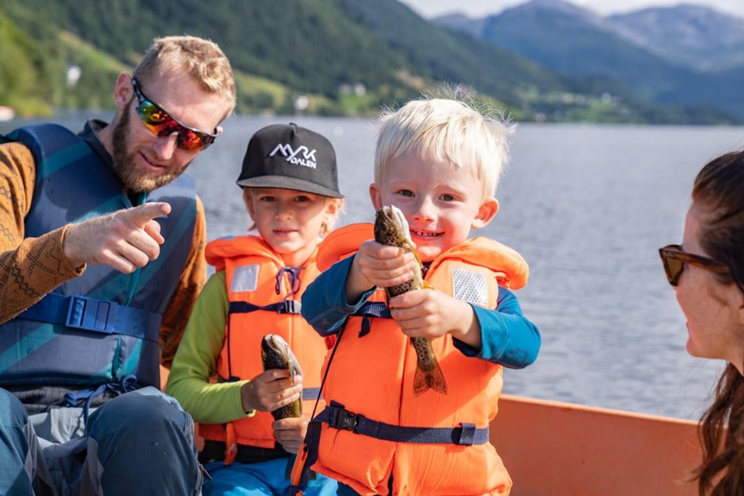 Family friendly trout fishing in freshwater