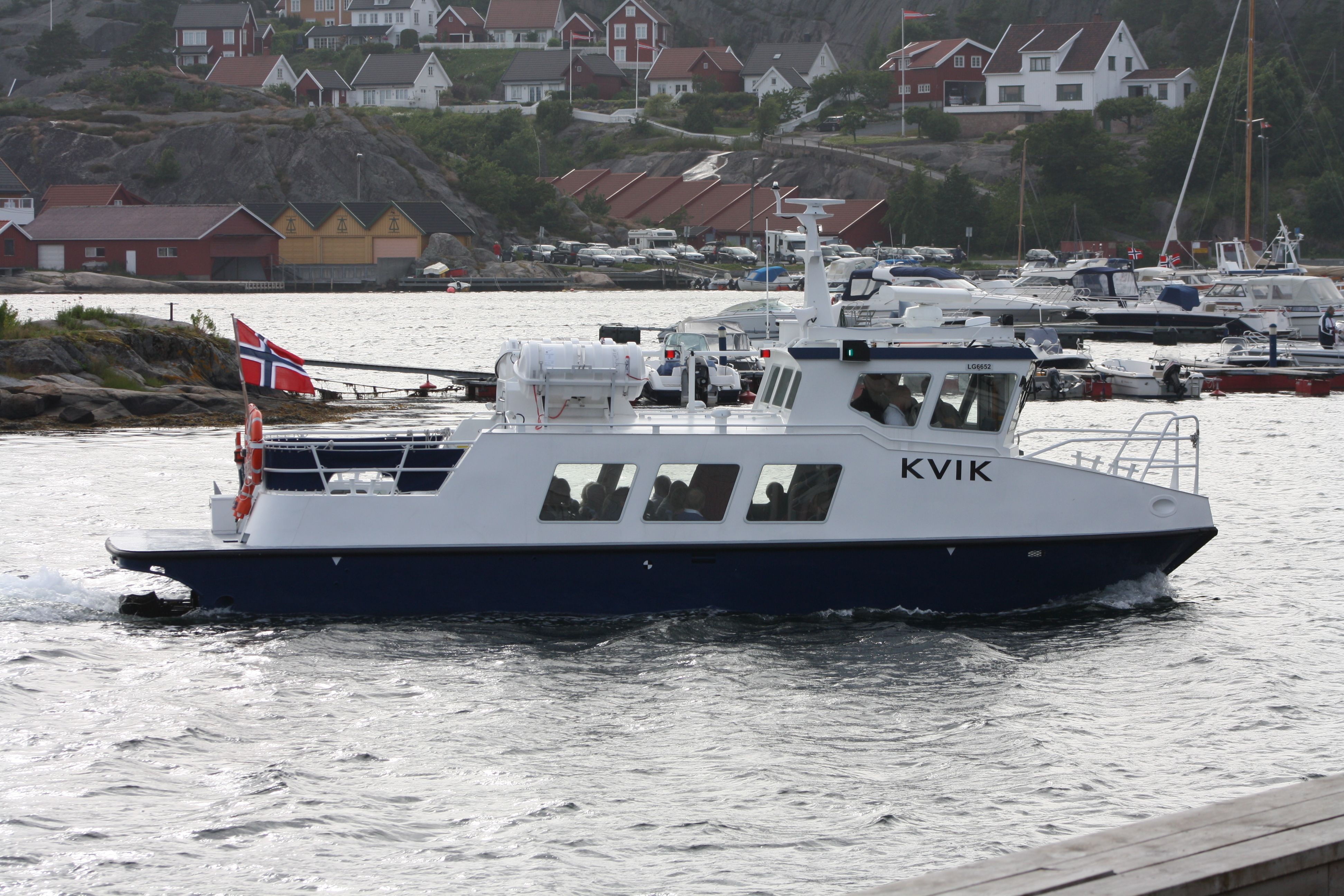 Sørlandets Maritime har flere båter, dette er Kvik