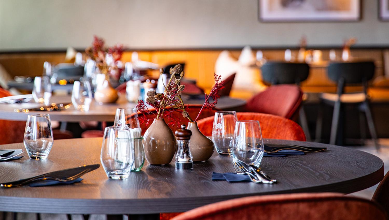 Dekket bort på Restaurant Høst