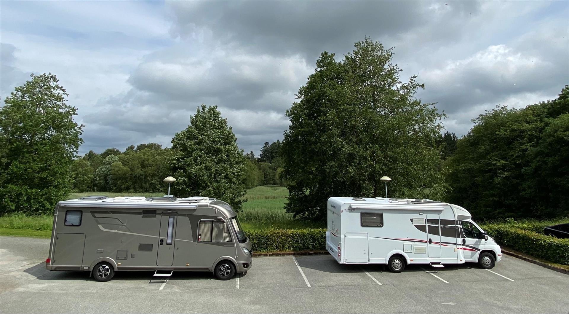Bobilparkering på Bryne