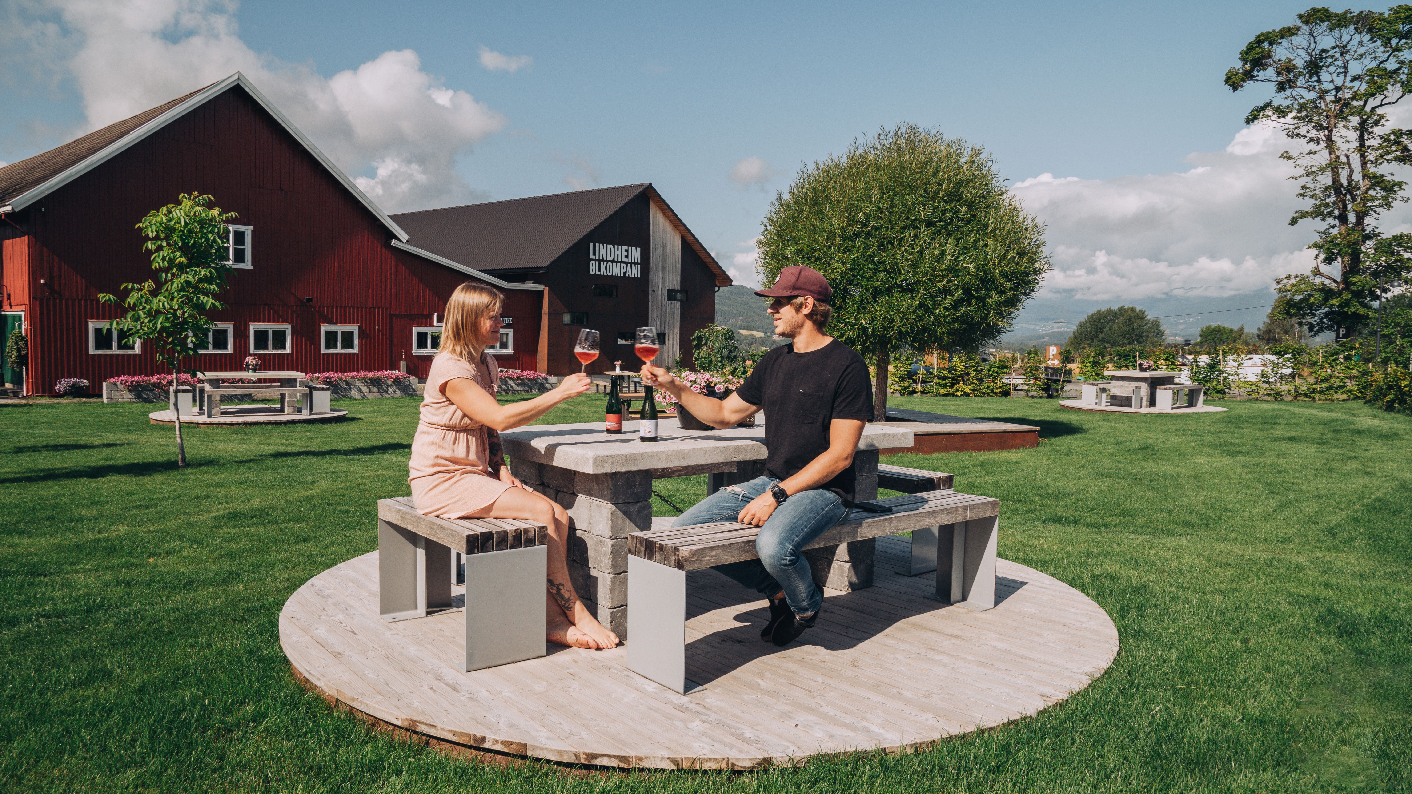 Eksteriør Lindheim ølkompani.