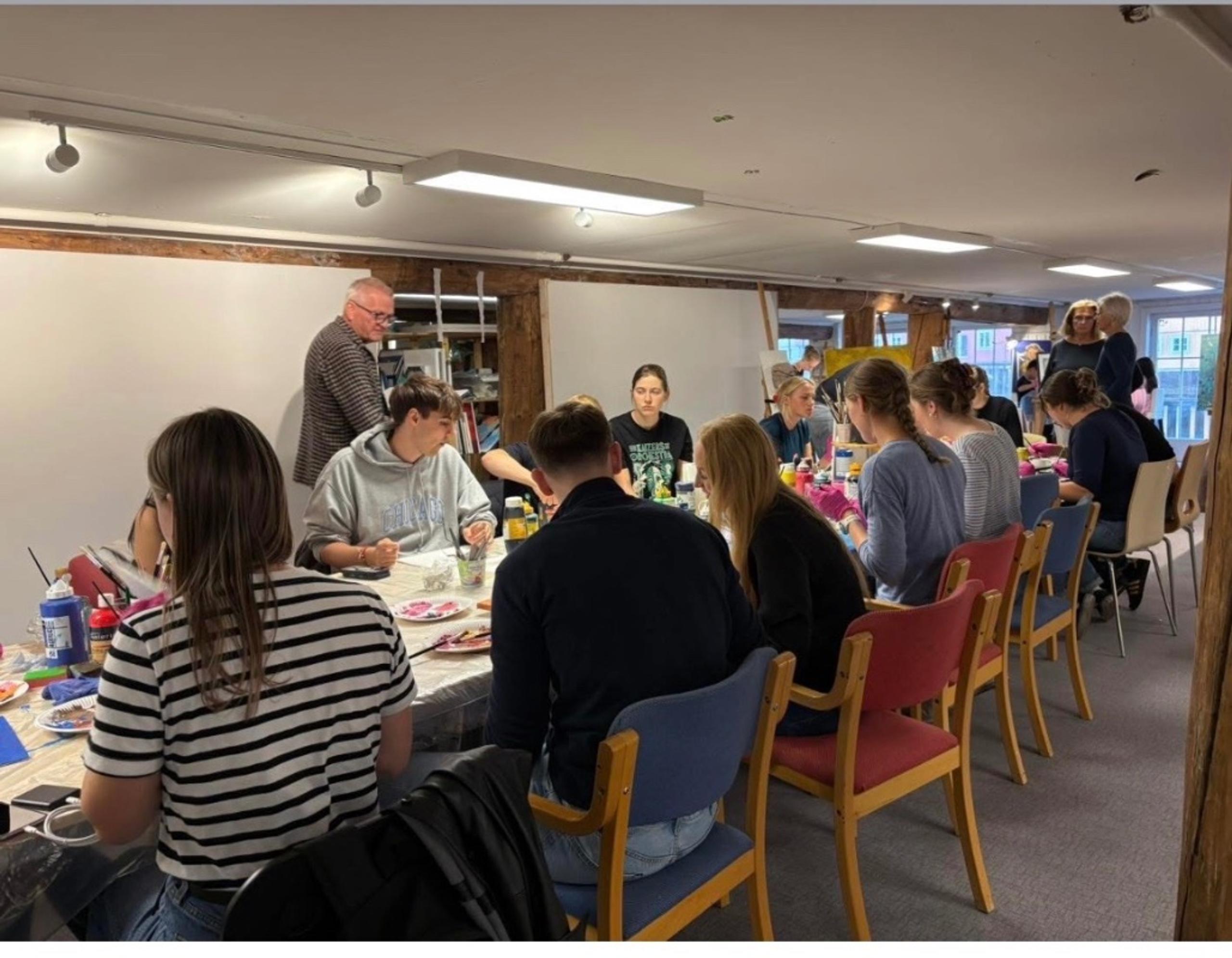 Åpen malekveld hos Atelier St. Olavs Maleklubb