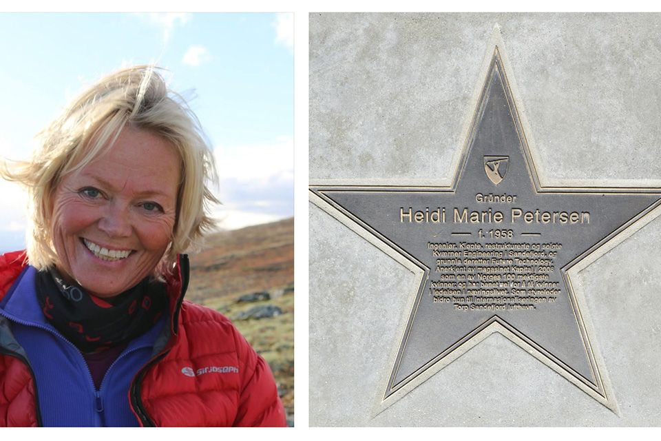 Heidi Marie Petersen og hennes stjerne