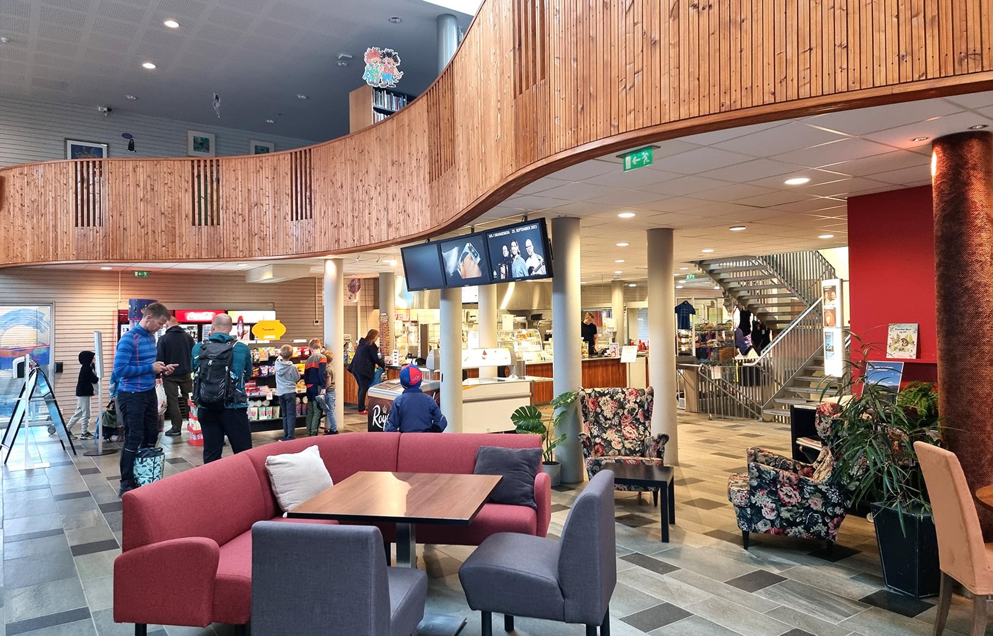 Kafeen i Oppdal kulturhus