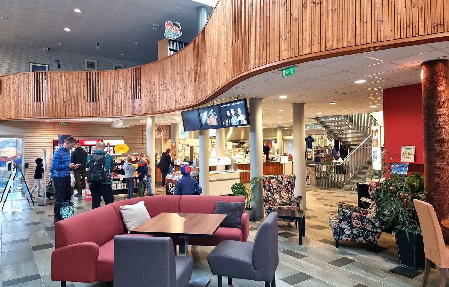 Kafeen i Oppdal kulturhus
