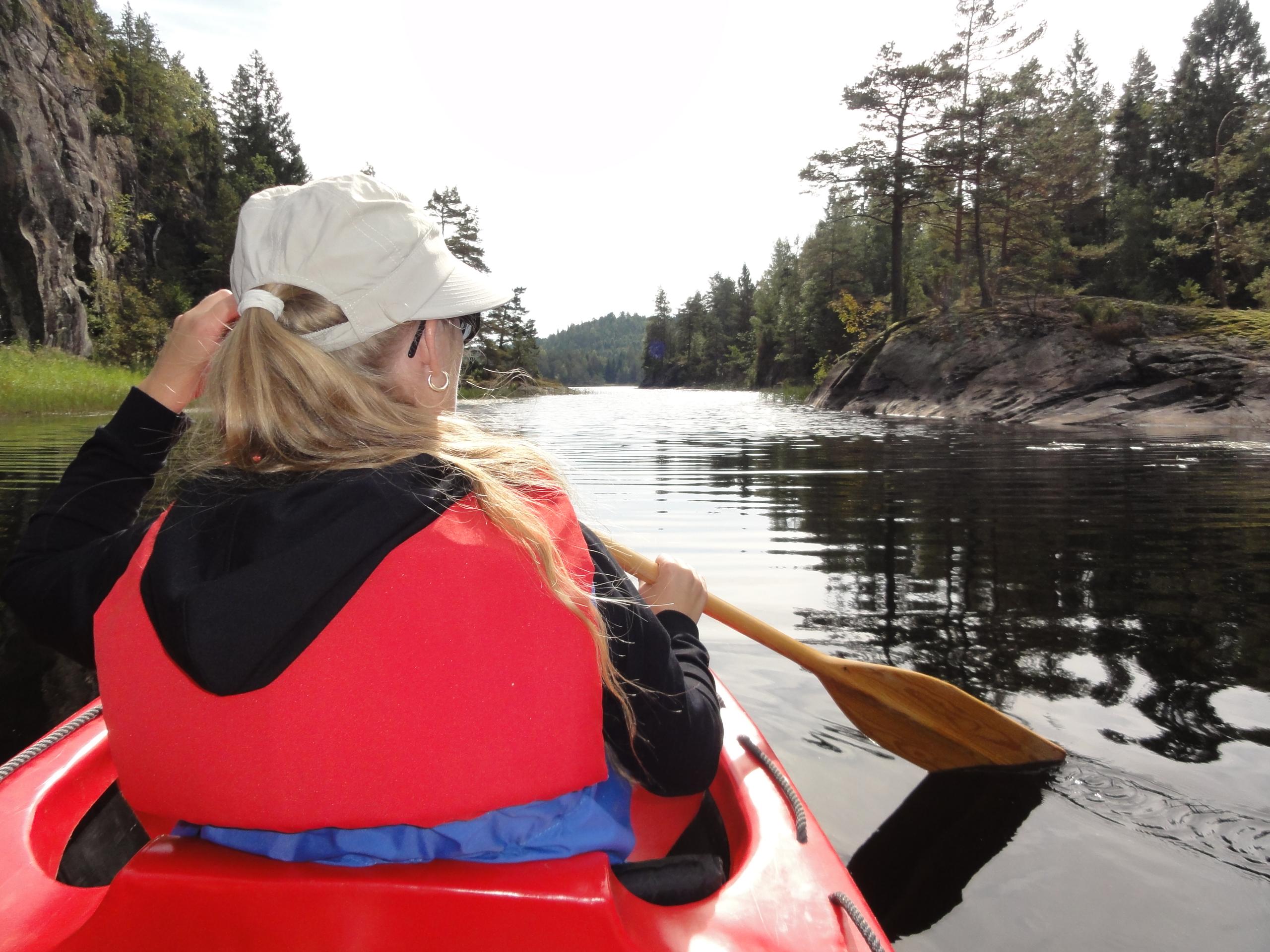 Padling i Herrevassdraget