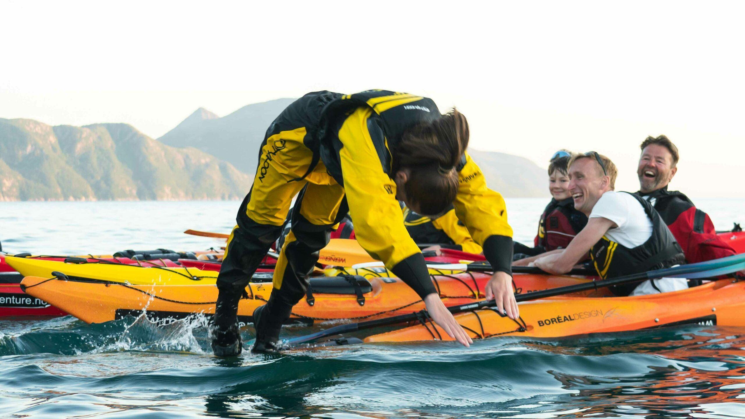 Kayaking trips in the Meløy and Rødøy area