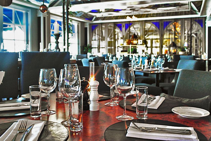 Dekket bord på Tyholmen Restaurant