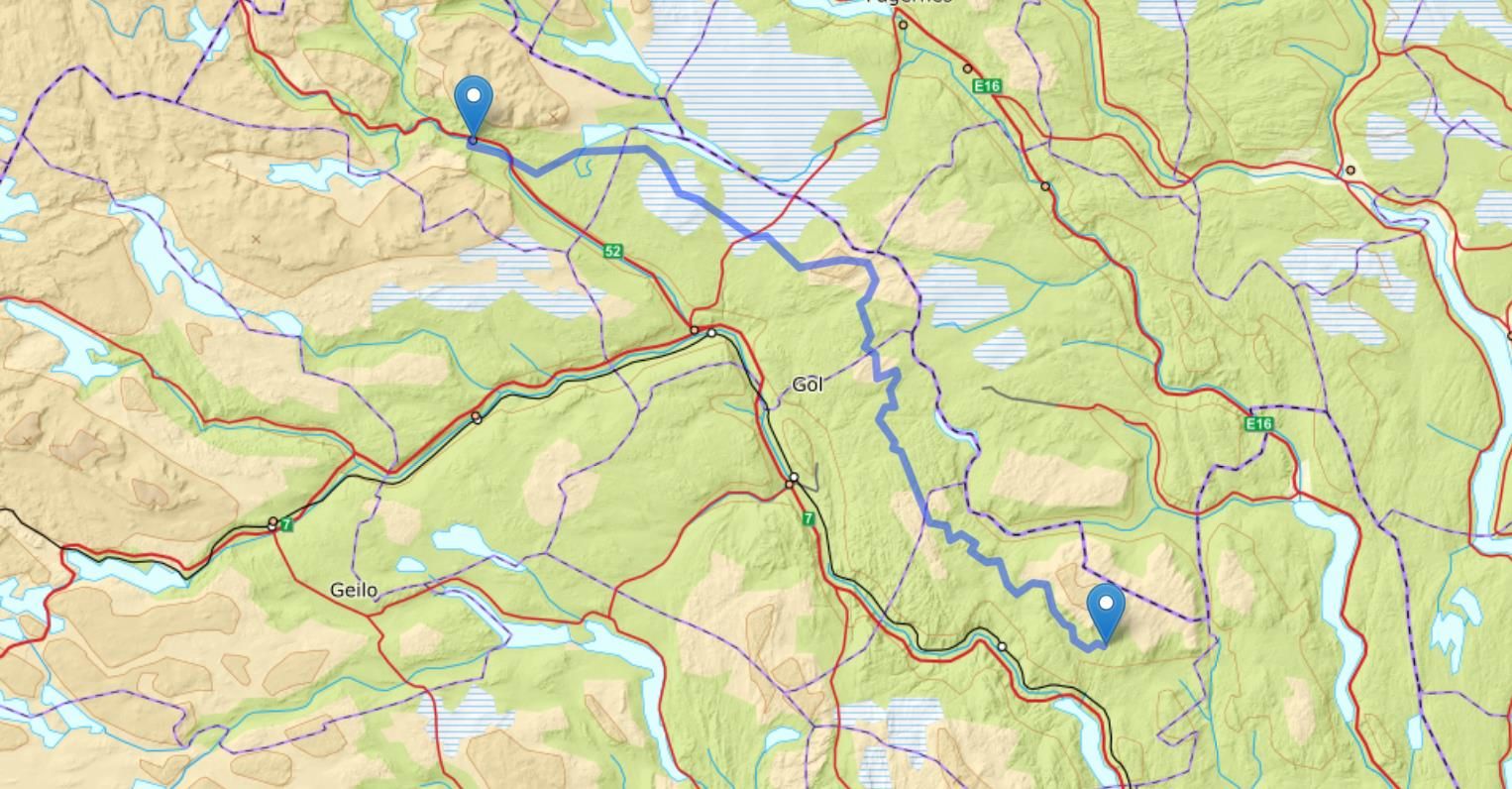 Eventyrløypa - map